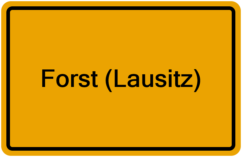 Handelsregisterauszug Forst (Lausitz)
